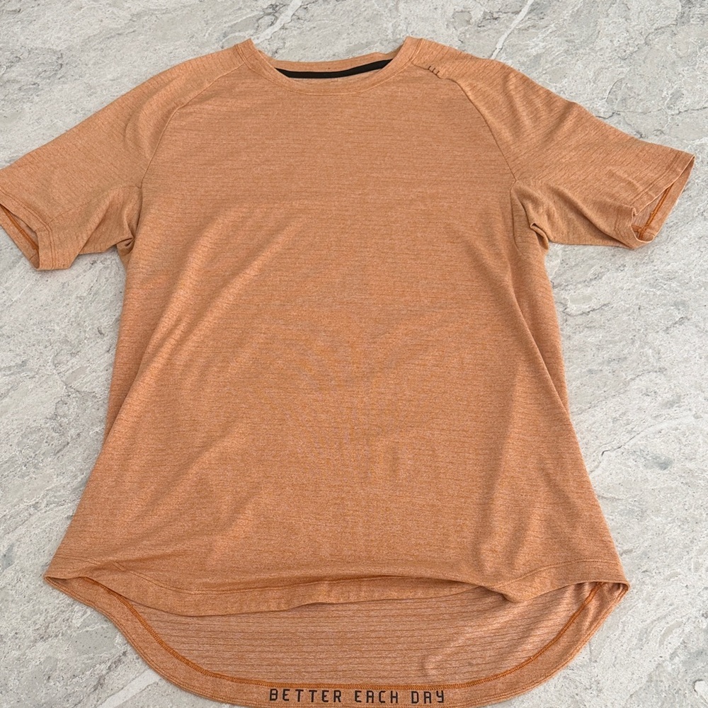 Lululemon Drysense Shirt | Heathered Orange | Size Large